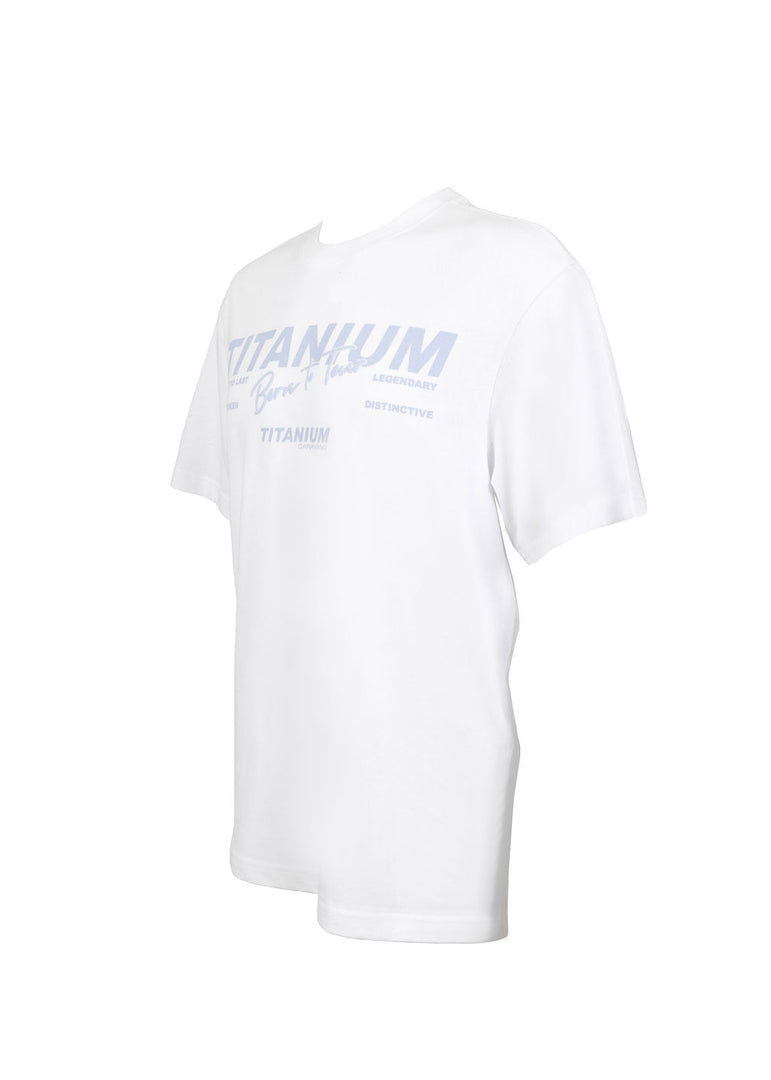 Titanium Born To Tour Tee - White