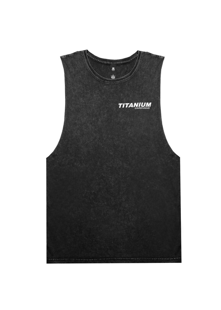 Titanium Men's Stone Washed Tank