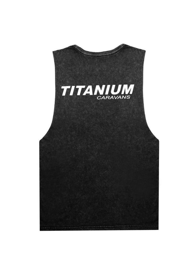 Titanium Men's Stone Washed Tank