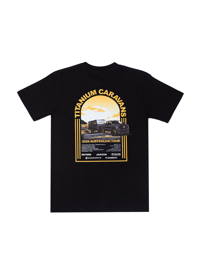 Titanium Caravans Australian Tour Men's Tee