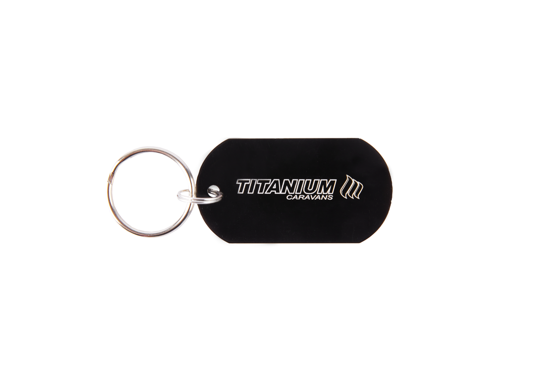Black Titanium Key ring